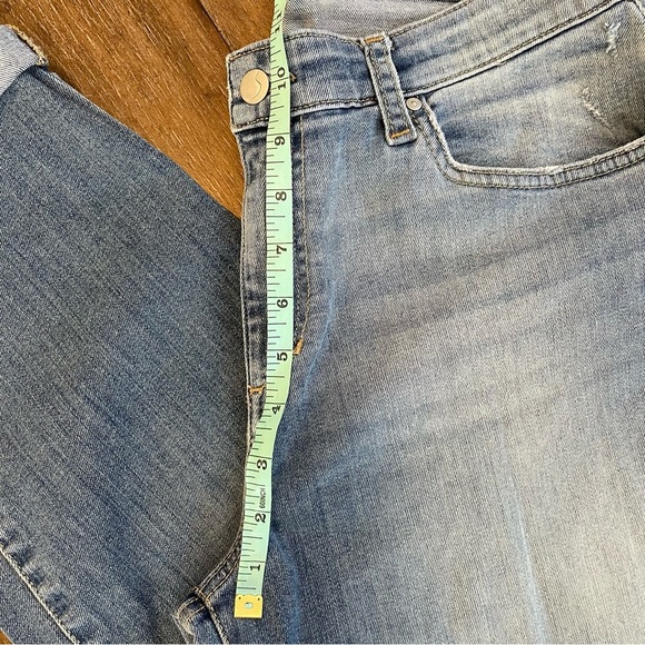 Joe’s Jeans High Rise Women’s 32 x 28 Relaxed Baggy Straight Leg Medium Blue - Picture 3 of 11